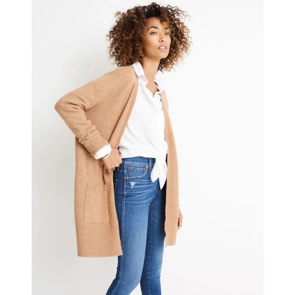Madewell Kent Cardigan Sweater in Coziest Yarn Merino Wool and Alpaca Size XS - Picture 1 of 11